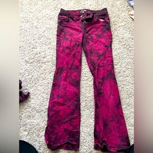 Target flare purple jeans